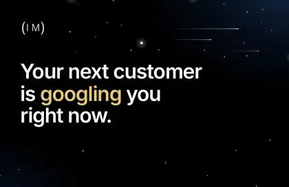 Card 05, Front: Your next customer is googling you right now.